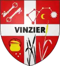 Brasão de armas de Vinzier