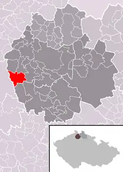 Localização de Blíževedly