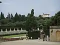 O Forte Belvedere visto do Jardim do Boboli