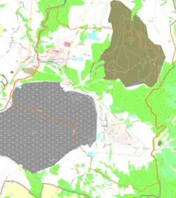 Localização de Bogatynia na Polónia
