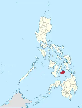 Bojol na Visayas Centrais Coordenadas : 9°54'N, 124°12'E