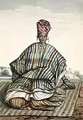 Uma mulher Bambara usando Boubou, em 1853