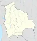 Mapa da Bolívia