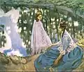 Viktor Borisov-Musatov: O lago, 1902. Galeria Tretyakov