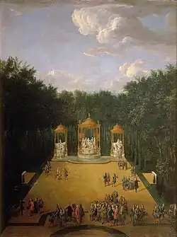 "Bosquet des Bains d'Apollon" de Pierre-Denis Martin (Martin le Jeune), c. 1713.