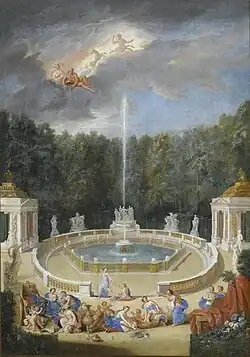 "Bosquet des Dômes" de Jean Cotelle, c. 1693.