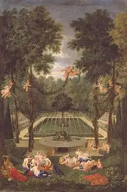"Bosquet du Marais" de Jean Cotelle, c. 1693.