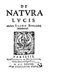De natura lucis, 1638