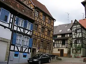 Praça em Bouxwiller