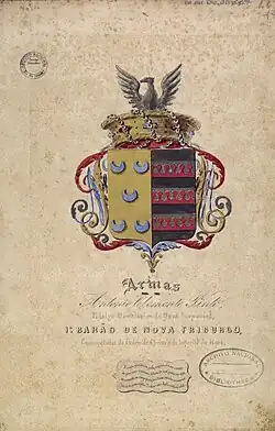 Brasão do Barão de Nova Friburgo.