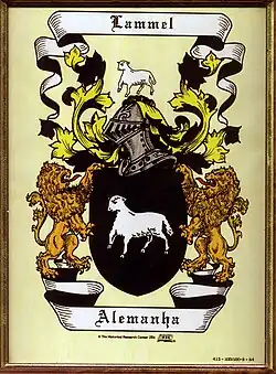 Brasão de Armas da família Lammel