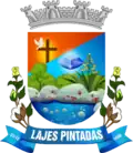 Brasão de armas de Lajes Pintadas