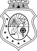 Brasão do Ceará monocromático