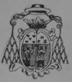 Brasão d'armas usado como Primaz de Braga