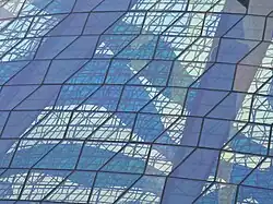 Detalhe dos vitrais.