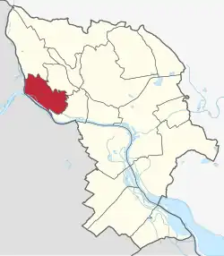 Localização de Devín em Bratislava