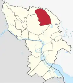 Localização de Rača em Bratislava