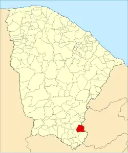 Localização de Barro no Ceará