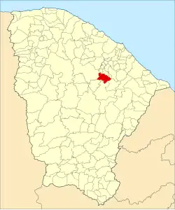 Localização de Itapiúna no Ceará