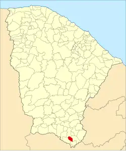 Localização de Porteiras no Ceará