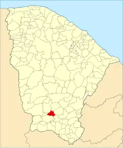 Localização de Tarrafas no Ceará