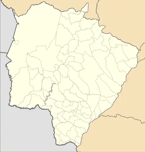 Mapa de Mato Grosso do Sul