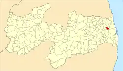 Localização de Capim na Paraíba