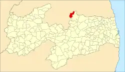 Localização de Frei Martinho na Paraíba