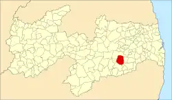 Localização de Queimadas na Paraíba