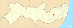 Localização de Cachoeirinha em Pernambuco