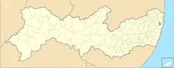 Localização de Camaragibe em Pernambuco
