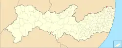Localização de Camutanga em Pernambuco