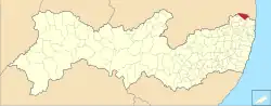Localização de Itambé em Pernambuco