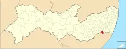 Localização de Maraial em Pernambuco