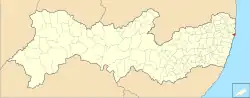 Localização de Olinda em Pernambuco