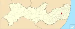 Localização de Sairé em Pernambuco