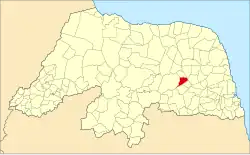 Localização de Barcelona no Rio Grande do Norte