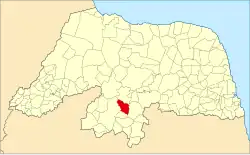 Localização de Cruzeta no Rio Grande do Norte