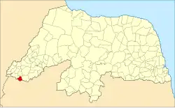Localização de Paraná no Rio Grande do Norte
