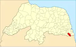 Localização de Pedro Velho no Rio Grande do Norte