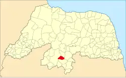 Localização de São José do Seridó no Rio Grande do Norte