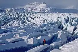 Vista do glaciar