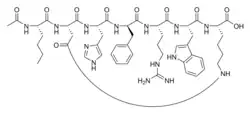Estrutura química de Bremelanotida