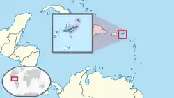 Mapa das Ilhas Virgens Britânicas