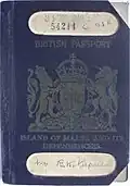 Passaporte de 1949 de malta