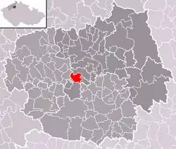 Localização de Brňany