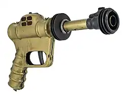 A pistola atômica de Buck Rogers.
