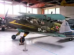 Bücker Bü 131B no Museu polonês da aviação.