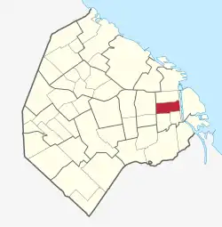 Localização de Monserrat em Buenos Aires.