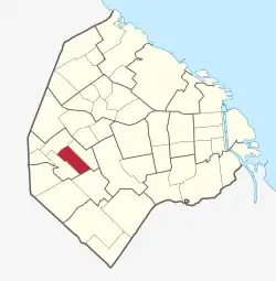 Localização de Vélez Sársfield em Buenos Aires.